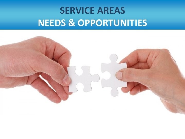 SERVICE AREAS NEEDS & OPPORTUNITIES 