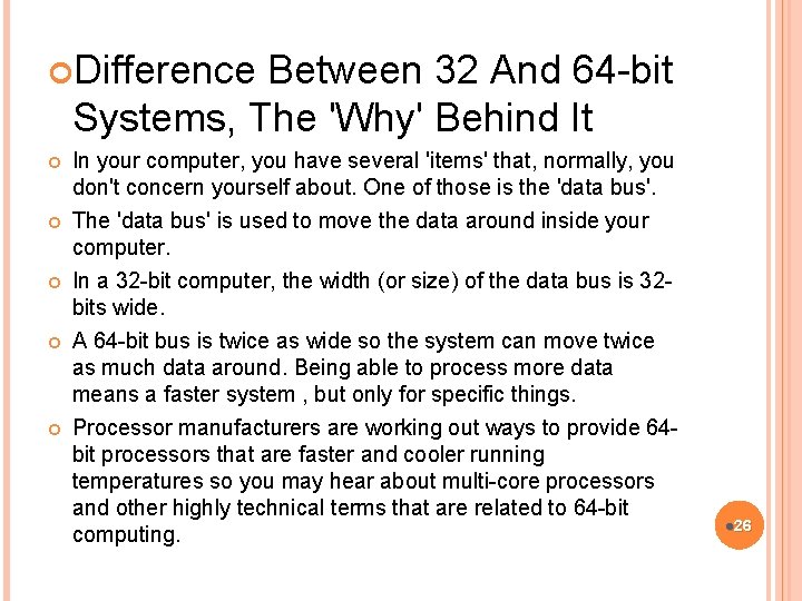  Difference Between 32 And 64 -bit Systems, The 'Why' Behind It In your