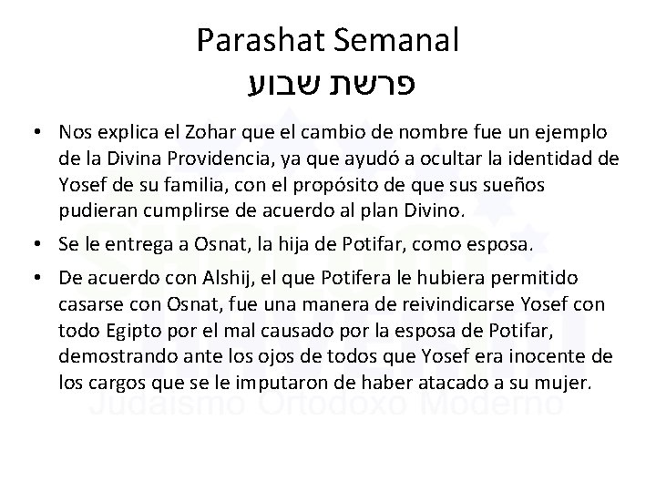 Parashat Semanal פרשת שבוע • Nos explica el Zohar que el cambio de nombre