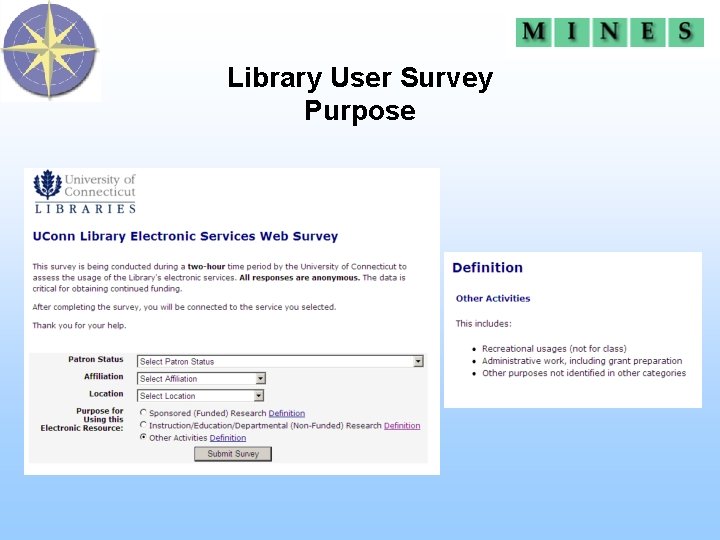 Library User Survey Purpose 