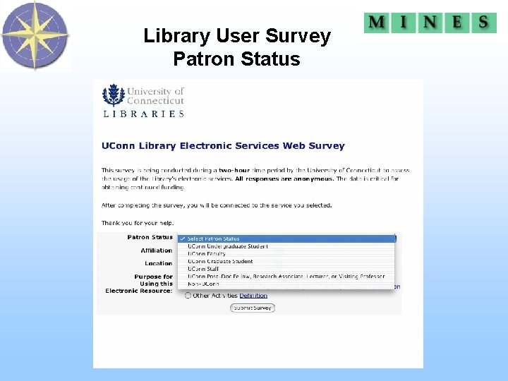 Library User Survey Patron Status 