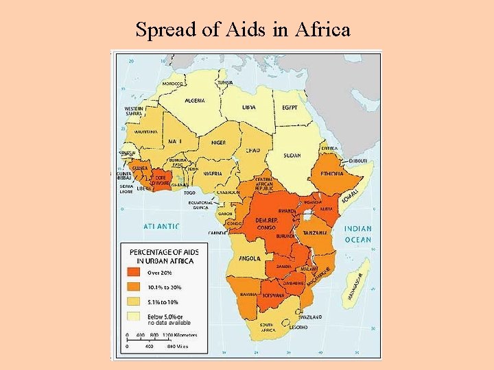 Spread of Aids in Africa 