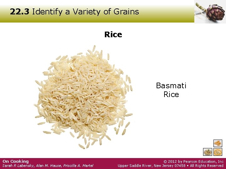 22. 3 Identify a Variety of Grains Rice Basmati Rice On Cooking Sarah R