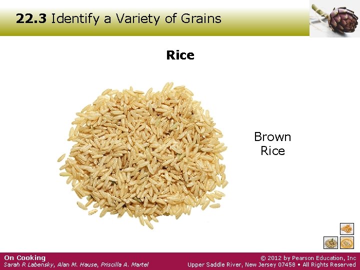 22. 3 Identify a Variety of Grains Rice Brown Rice On Cooking Sarah R