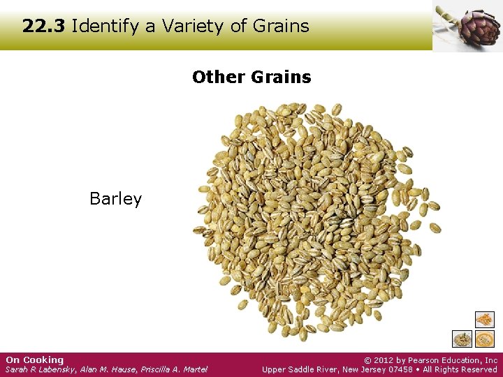 22. 3 Identify a Variety of Grains Other Grains Barley On Cooking Sarah R