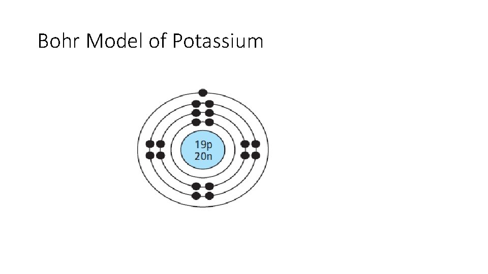 Bohr Model of Potassium 