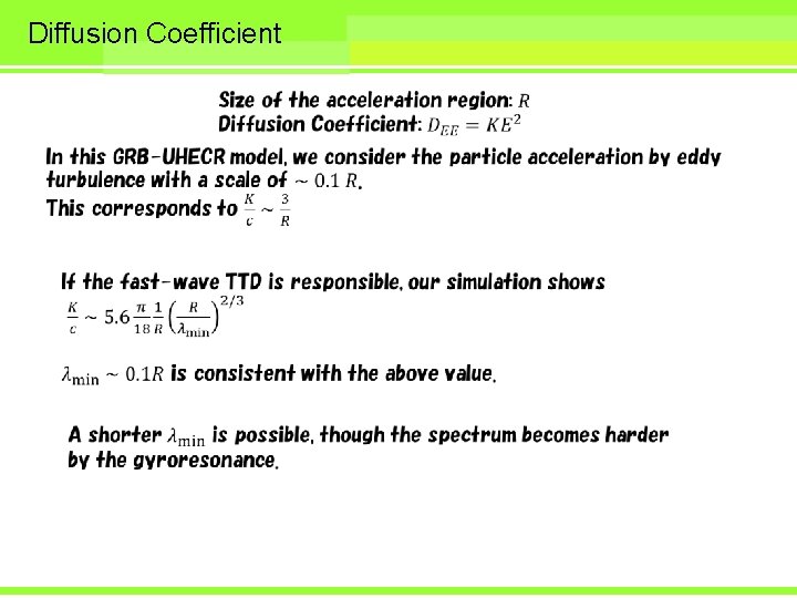 Diffusion Coefficient 