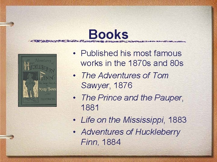Books • Published his most famous works in the 1870 s and 80 s