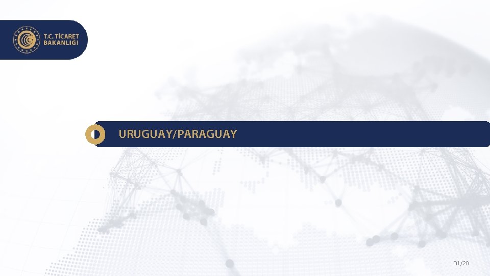 URUGUAY/PARAGUAY 31/20 