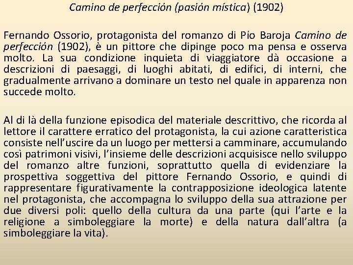 Camino de perfección (pasión mística) (1902) Fernando Ossorio, protagonista del romanzo di Pío Baroja