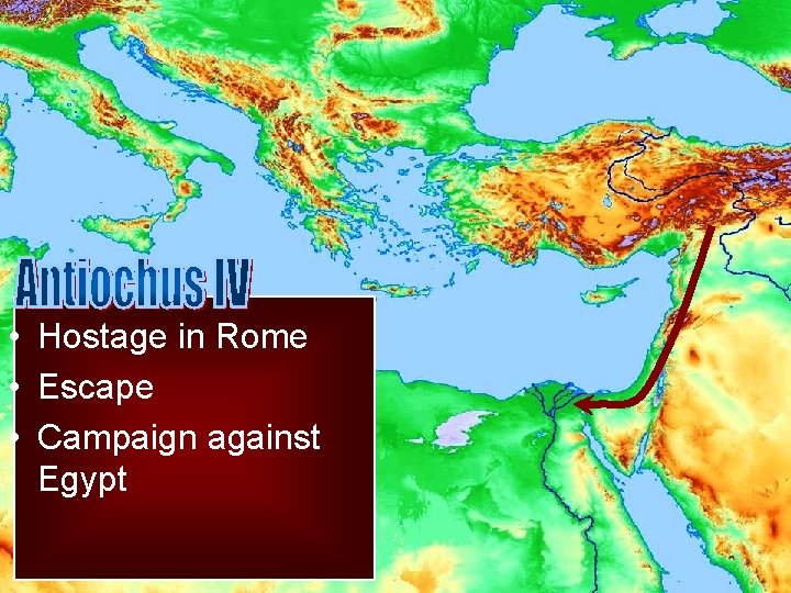  • Hostage in Rome • Escape • Campaign against Egypt 