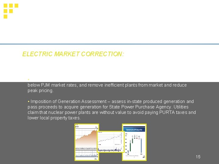Necessary Steps to Lessen the Problem ELECTRIC MARKET CORRECTION: how to ensure market prices