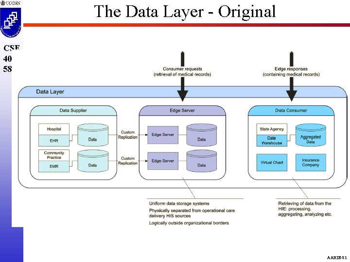 The Data Layer - Original CSE 4095 5810 AAHIE-81 