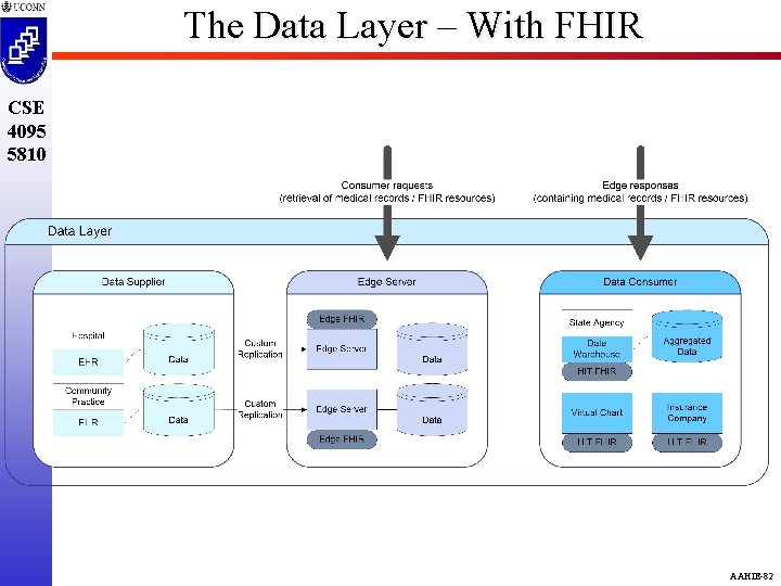 The Data Layer – With FHIR CSE 4095 5810 AAHIE-82 