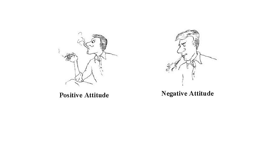 Positive Attitude Negative Attitude 