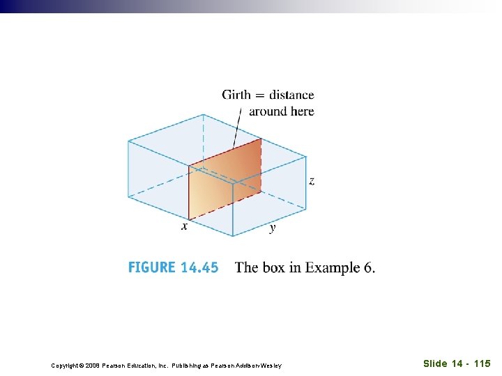 Copyright © 2008 Pearson Education, Inc. Publishing as Pearson Addison-Wesley Slide 14 - 115