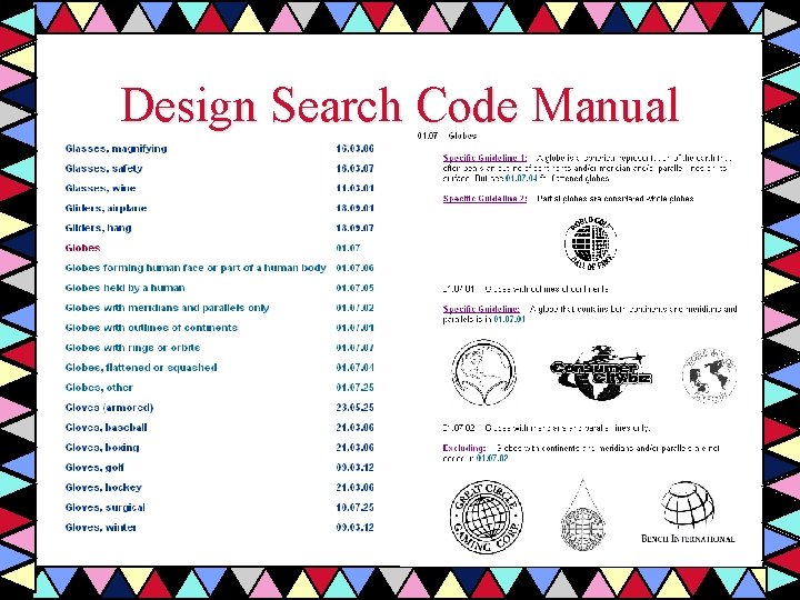 Design Search Code Manual 