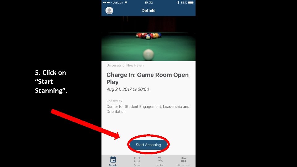 5. Click on “Start Scanning”. 5. Click on “Start Scanning”.