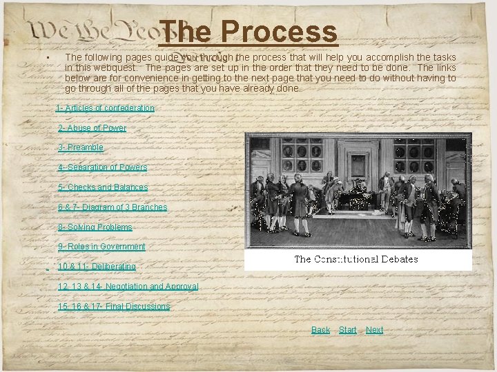 We the People A quest about the Constitution