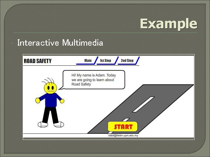 Example Interactive Multimedia 