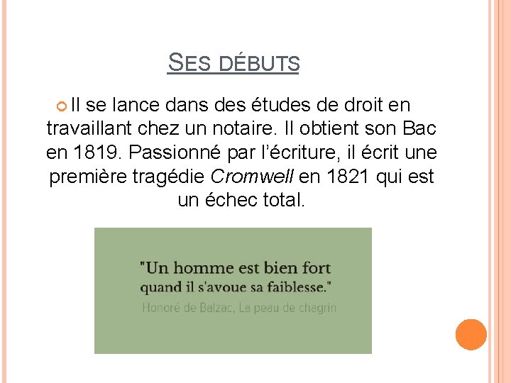 SES DÉBUTS Il se lance dans des études de droit en travaillant chez un