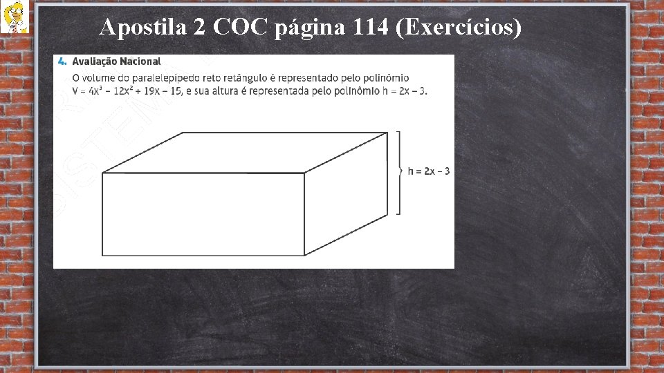 Apostila 2 COC página 114 (Exercícios) 