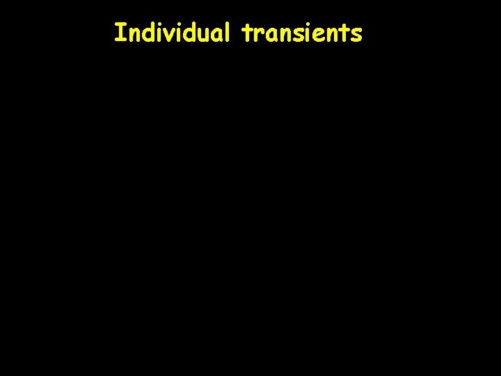 Individual transients 