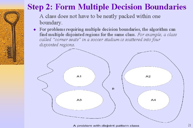 Step 2: Form Multiple Decision Boundaries A class does not have to be neatly