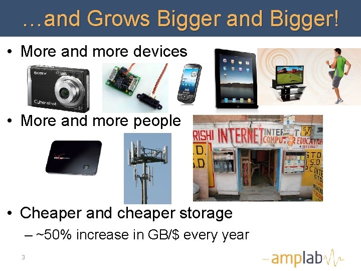 …and Grows Bigger and Bigger! • More and more devices • More and more