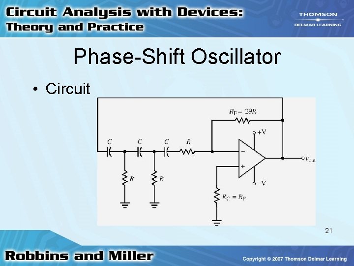 Phase-Shift Oscillator • Circuit 21 