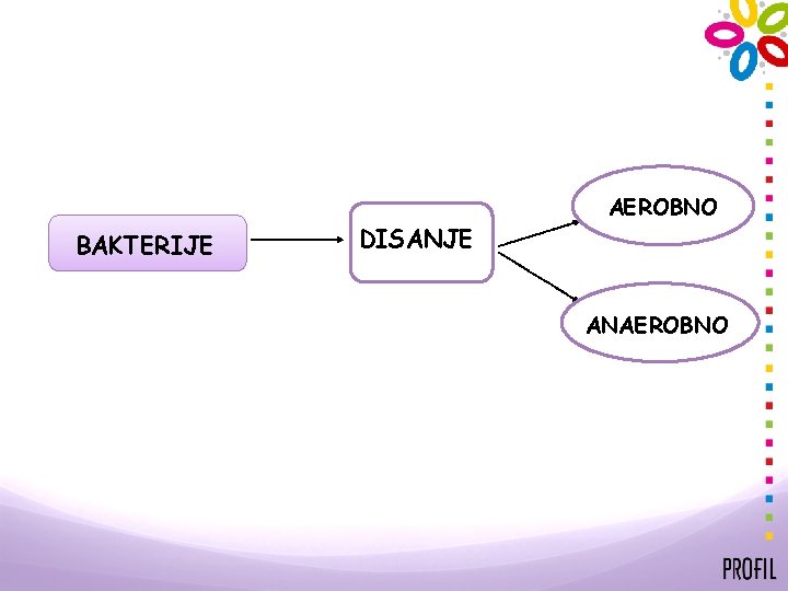AEROBNO BAKTERIJE DISANJE ANAEROBNO 