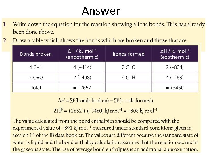 Answer 