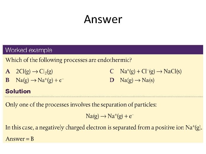 Answer 
