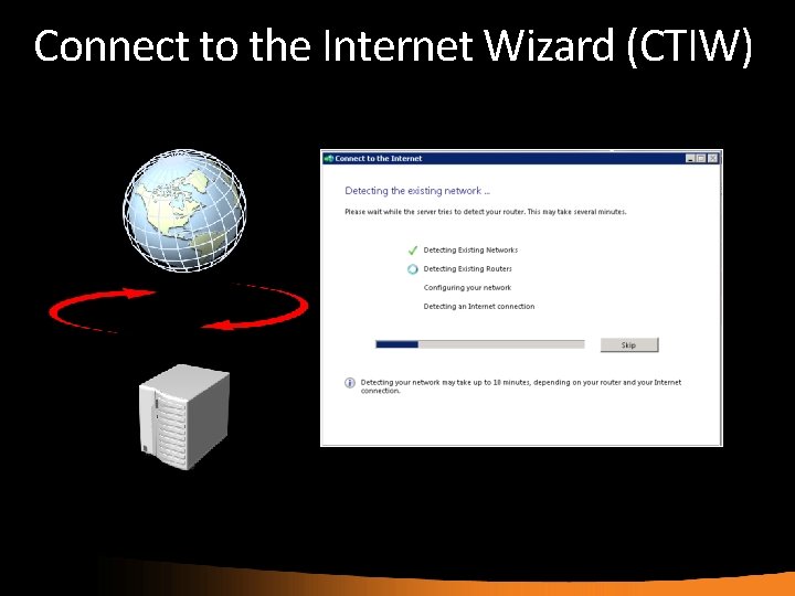 Connect to the Internet Wizard (CTIW) 