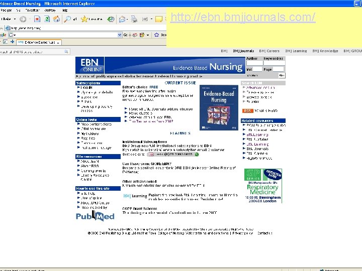 http: //ebn. bmjjournals. com/ 