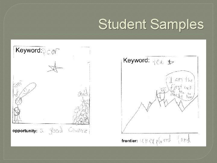 Student Samples 