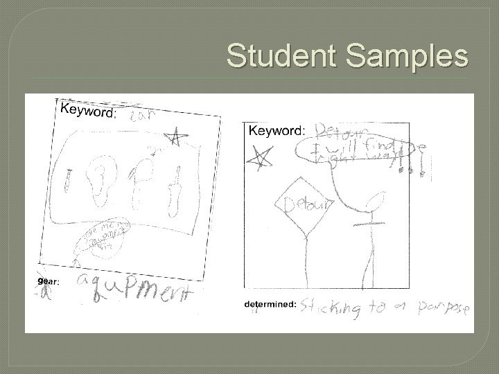 Student Samples 