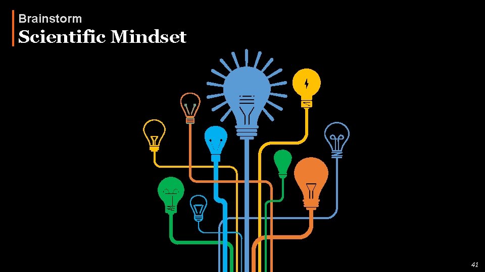 Brainstorm Scientific Mindset 41 