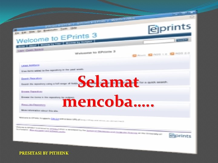 Selamat mencoba…. . PRESETASI BY PITHENK 