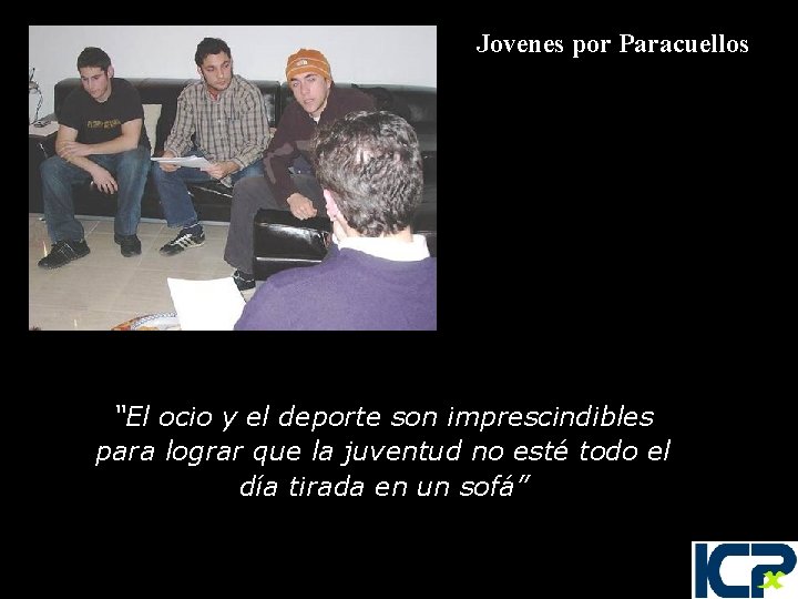 Jovenes por Paracuellos “El ocio y el deporte son imprescindibles para lograr que la