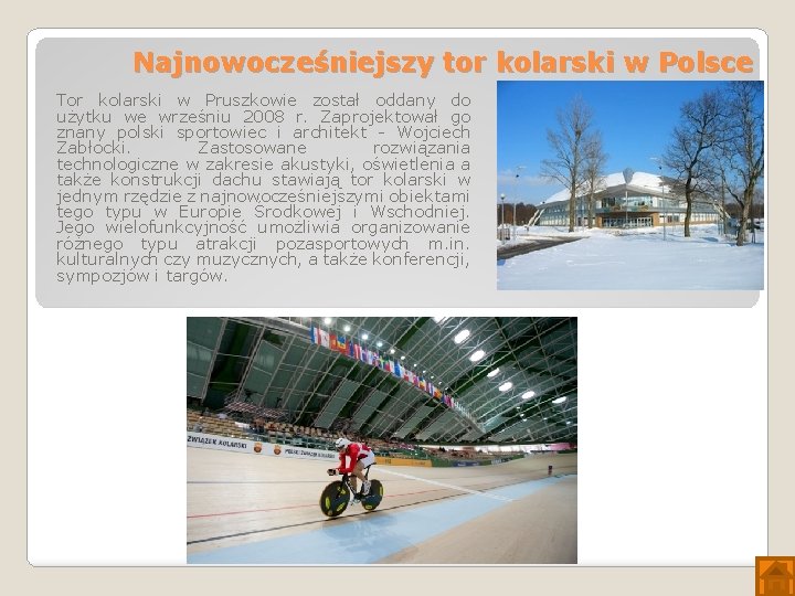 Najnowocześniejszy tor kolarski w Polsce Tor kolarski w Pruszkowie został oddany do użytku we