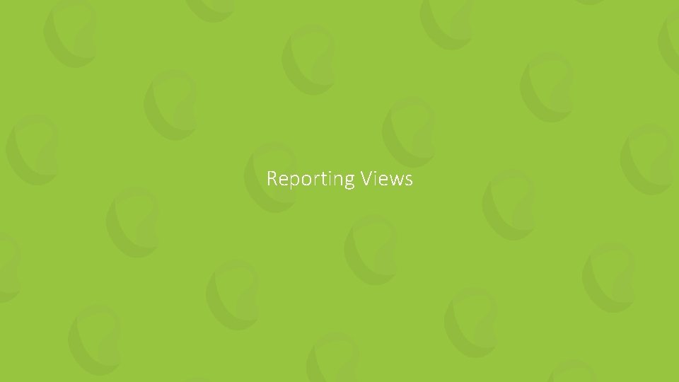 Reporting Views 