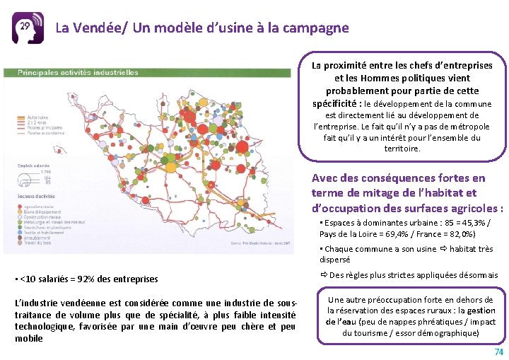 La Vendée/ Un modèle d’usine à la campagne La proximité entre les chefs d’entreprises