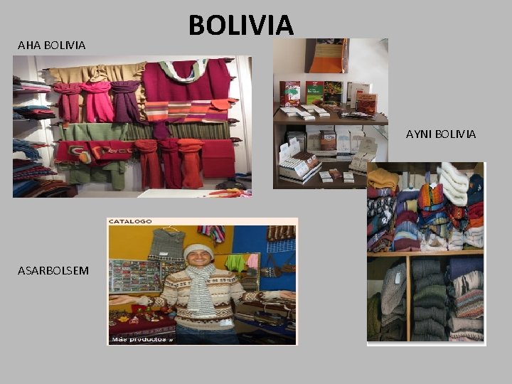 AHA BOLIVIA AYNI BOLIVIA ASARBOLSEM 