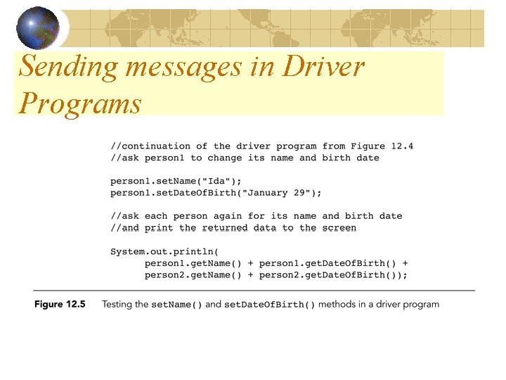 Sending messages in Driver Programs Sending messages in Driver Programs