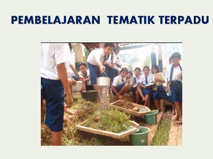 PEMBELAJARAN TEMATIK TERPADU 