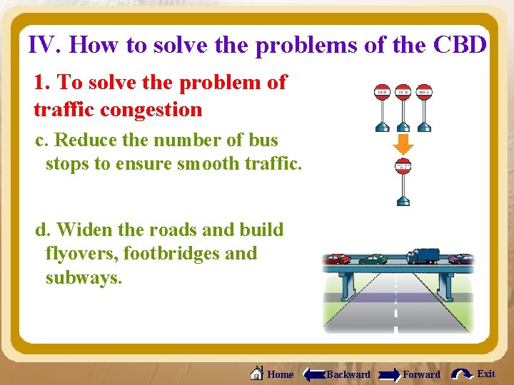 IV. How to solve the problems of the CBD 1. To solve the problem