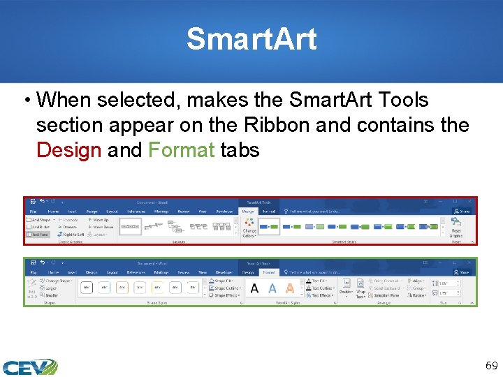 Smart. Art • When selected, makes the Smart. Art Tools section appear on the