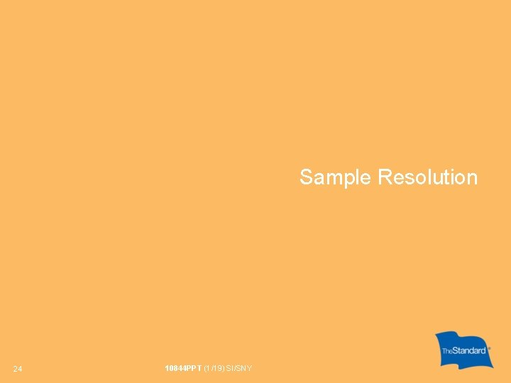 Sample Resolution 24 10844 PPT (1/19) SI/SNY 