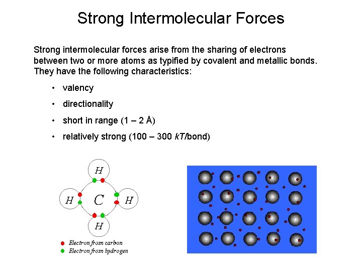 Strong Intermolecular Forces Strong intermolecular forces arise from the sharing of electrons between two